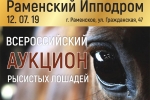  12 июля 2019 состоится Всероссийский Аукцион рысистых лошадей